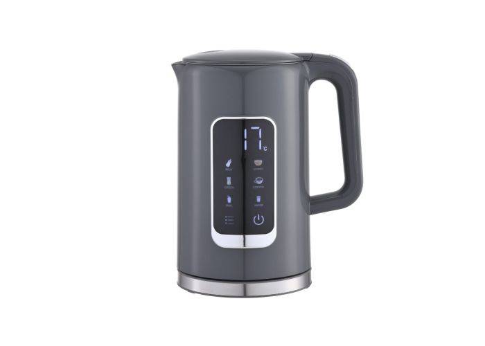 Platinet ElKedel/Vandkoger - 1.7L / 2200W med LED display - Grå