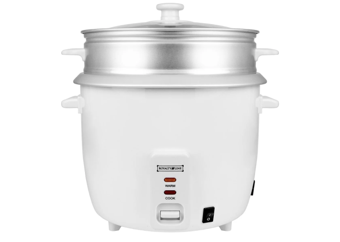 Royalty Line Riskoger med glaslåg 2.2 L - 900W - 2 Indstillinger