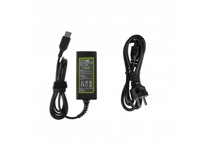 Oplader / AC strømadapter - 40W 20V 2A - USB lignede stik
