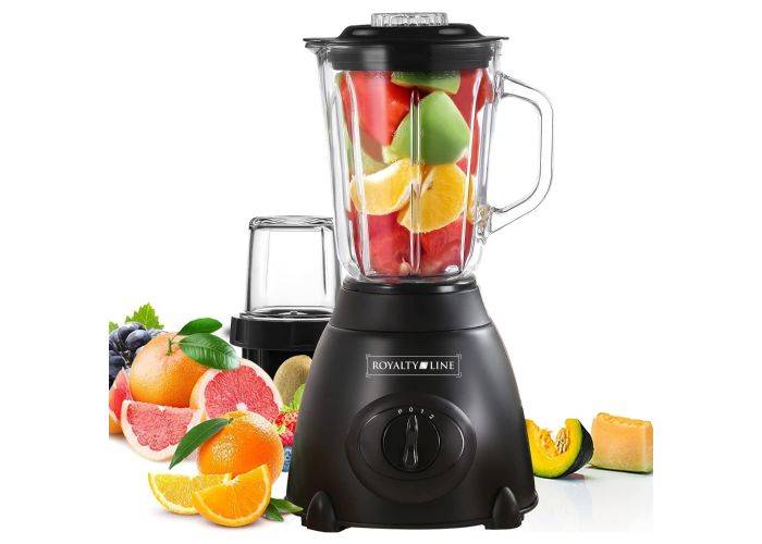Royalty Line Blender 500W / 1,5L - Inkl. Kværn - Sort