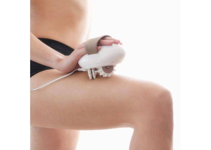 Wellness anti-cellulite massage med 6 tandhjul & 2 hastigheder