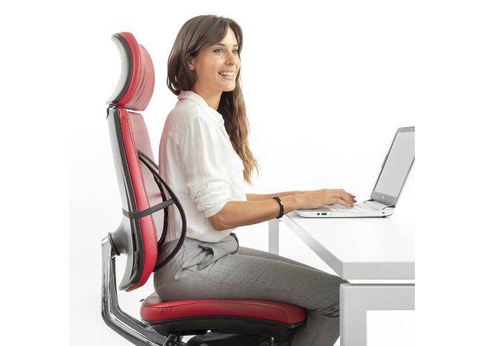 Backonfy stol lændestøtte - åndbar, ergonomisk og let