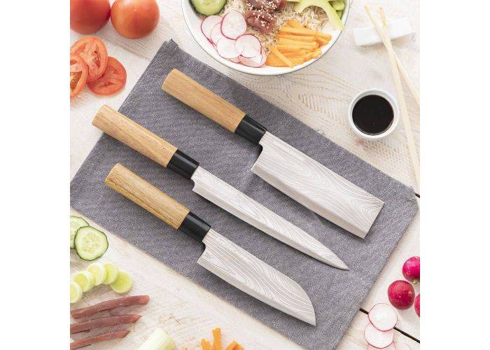 Damas · Q  - Japansk knivsæt og bæretaske
