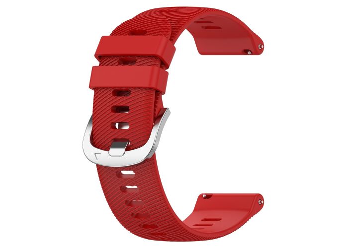 Garmin forerunner 645 / 245 55 - Silikone urrem 20mm - Rød