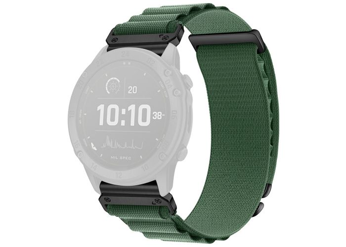 COROS VERTIX - Urrem i nylon tekstil 22mm med Quick Release - Grøn