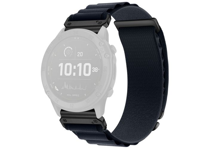 COROS VERTIX - Urrem i nylon tekstil 22mm med Quick Release - Midnatsblå