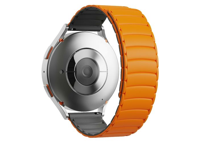 Cosmo JrTrack Kids 4 - Magnetisk urrem i silikone 20mm - Orange