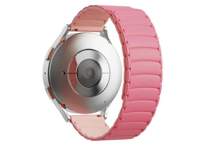 Haylou RS4 (LS12) - Magnetisk urrem i silikone 20mm - Pink