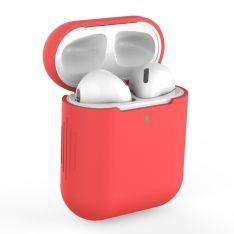 Apple AirPods - Silikone beskyttelses cover til opladerbox - Rød