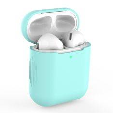 Apple AirPods - Silikone beskyttelses cover til opladerbox - Cyan