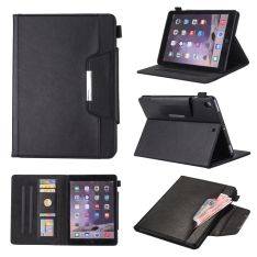 iPad 9.7 / Air / Pro 9.7 - Smart læder cover / taske - Sort