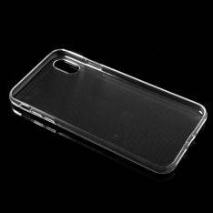 iPhone XS Max - Blødt gummi cover/etui - Transparent