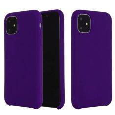 iPhone 11 - Azmaro Tyndt Silikone cover - Mørk lilla