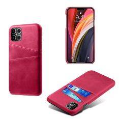 iPhone 12 Pro Max - KSQ hardcover m/kortholdere - Rosa