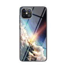 iPhone 12 Pro Max - Hybrid cover med bagside af hærdet glas - Meteor