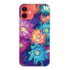 iPhone 13 mini - Gummi cover - Printet design - Farverig blomst