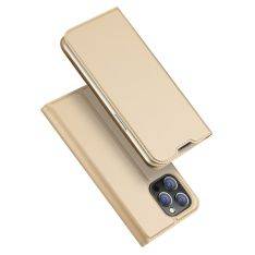 iPhone 14 Pro Max - DUX DUCIS skin pro læder cover - Guld