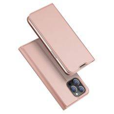 iPhone 14 Pro Max - DUX DUCIS skin pro læder cover - Rosa