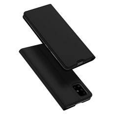 Samsung Galaxy A71 - DUX DUCIS skin pro læder cover - Sort
