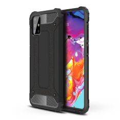 Samsung Galaxy A71 - Armor Guard Hybrid cover - Sort