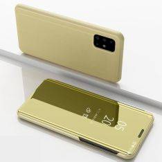 Samsung Galaxy A71 - View Window mirror cover - Guld