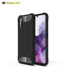 Samsung Galaxy A41 - Armor Guard Hybrid cover - Sort