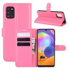 Samsung Galaxy A31 - Læder cover / pung - Rosa