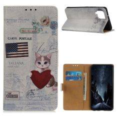 Samsung Galaxy A42 5G - Læder cover / pung i mønstret design - Mariehøner