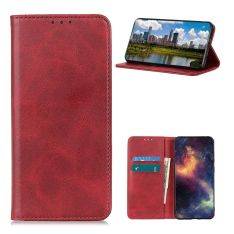 Samsung Galaxy A32 5G - Ægte læder cover / pung - Rød