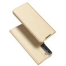 Samsung Galaxy S30 / S21 5G - DUX DUCIS Skin Pro læder cover - Guld