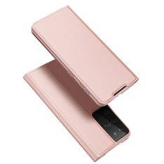 Samsung Galaxy S30 Ultra / S21 Ultra 5G - DUX DUCIS Skin Pro læder cover - Rosa
