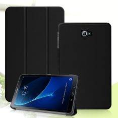 Samsung Galaxy Tab A 10.1 - Tri-fold læder Smart Cover - Sort