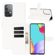Samsung Galaxy A52s 5 G / A52 5G / A52 - Læder cover / pung - Hvid
