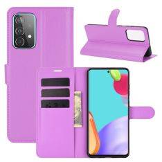 Samsung Galaxy A52s 5 G / A52 5G / A52 - Læder cover / pung - Lilla