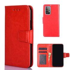 Samsung Galaxy A52s 5 G / A52 5G / A52 - Classic Læder cover / pung - Rød