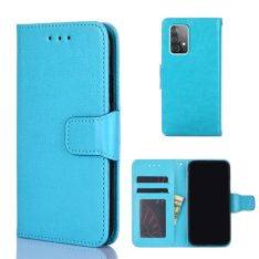 Samsung Galaxy A52s 5 G / A52 5G / A52 - Classic Læder cover / pung - Lyseblå