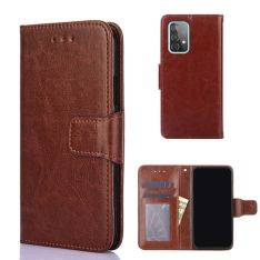 Samsung Galaxy A52s 5 G / A52 5G / A52 - Classic Læder cover / pung - Brun
