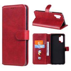 Samsung Galaxy A32 5G - Classic læder cover / pung - Rød