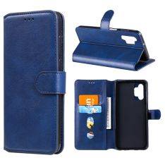 Samsung Galaxy A32 5G - Classic læder cover / pung - Blå