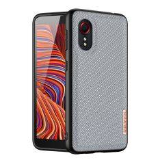 Samsung Galaxy Xcover 5 - DUX DUCIS Fino Hybrid cover - Tekstil Design - Blå