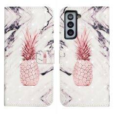 Samsung Galaxy S21 FE 5G - Premium cover / pung - Printet design - Ananas