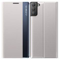 Samsung Galaxy S21 FE 5G - View Window læder cover - Grå