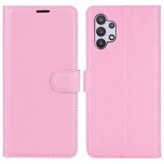 Samsung Galaxy A32 4G - Læder cover / pung - Pink