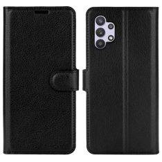 Samsung Galaxy A32 4G - Læder cover / pung - Sort
