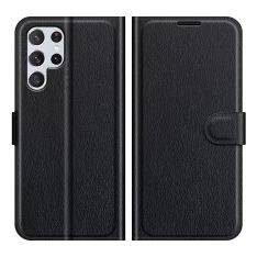 Samsung Galaxy S22 Ultra 5G - Læder cover / pung - Sort