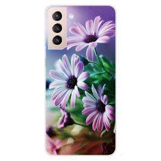 Samsung Galaxy S22 5G - Fleksibelt gummi cover - Printet Design - Krysantemum