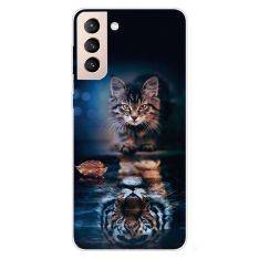 Samsung Galaxy S22 5G - Fleksibelt gummi cover - Printet Design - Kat & Tiger