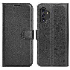 Samsung Galaxy A13 4G - Læder cover / pung - Sort