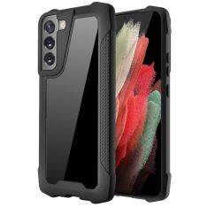 Samsung Galaxy S22 Plus 5G - Hybrid cover m/bagside af rustfrit stål - Sort