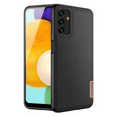 Samsung Galaxy A13 4G - DUX DUCIS Fino Hybrid cover - Tekstil Design - Sort